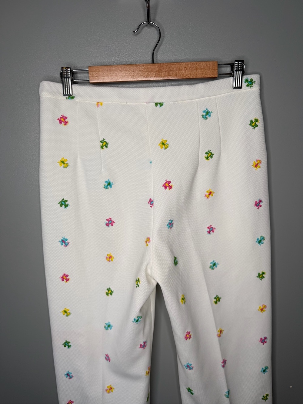 J. B. Horgan California Vintage 80s Rainbow Psychedelic Frog Novelty Pants - Picture 7 of 11